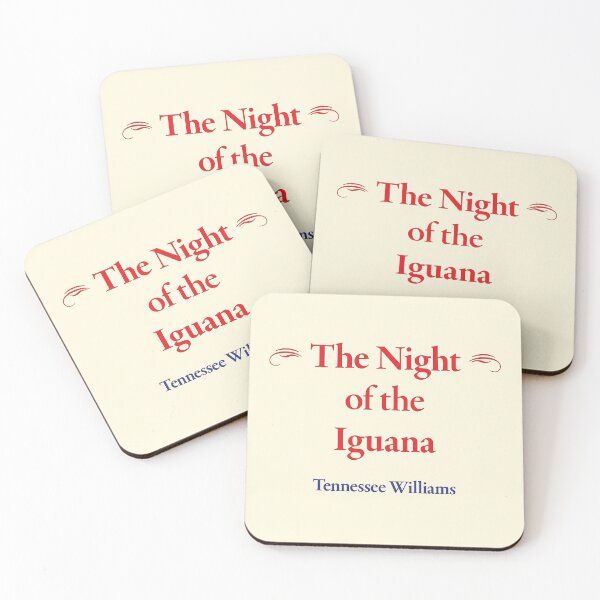 Item preview, Tennessee Williams, The Night of the Iguana, American Playwright, Classic Literature designed and sold by CharlottePlaceArt.