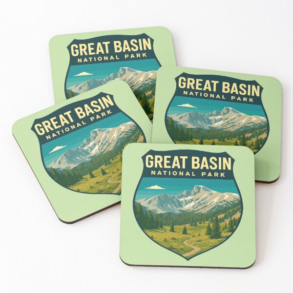 Item preview, Great Basin National Park Retro Desert Mountain Sticker designed and sold by Ismeal Von.