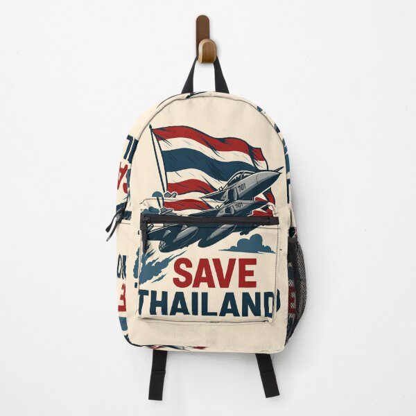 Item preview, Save Thailand – Gripen Fighter & Thai Flag Poster Art designed and sold by Sleonheart.
