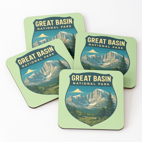 Item preview, Great Basin National Park Retro Desert Mountain Sticker designed and sold by Ismeal Von.