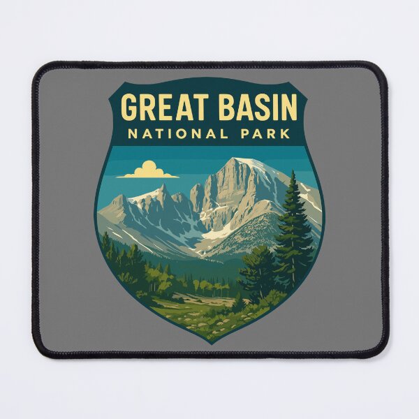 Item preview, Great Basin National Park Retro Desert Mountain Sticker designed and sold by Ismeal Von.