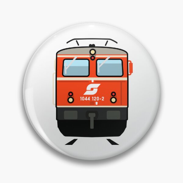 Item preview, Austrian 1044 (blood orange): The mighty universal locomotive designed and sold by WurmWeb.DesignShop.