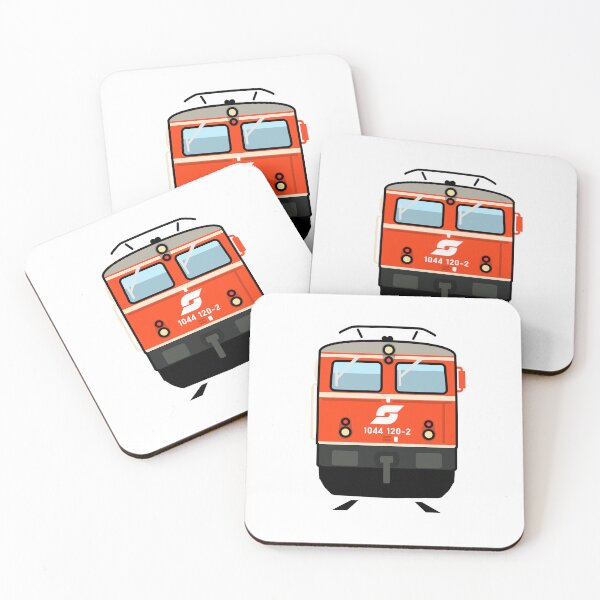 Item preview, Austrian 1044 (blood orange): The mighty universal locomotive designed and sold by WurmWeb.DesignShop.