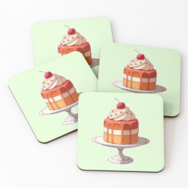 Item preview, Anime Cake – Colorful Kawaii Dessert | Cute Manga Style Food designed and sold by Sugar Wisdom .