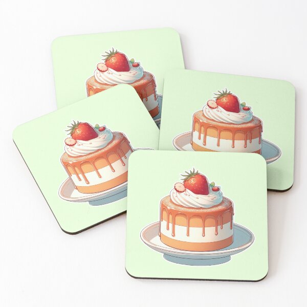 Item preview, Anime Cake – Colorful Kawaii Dessert | Cute Manga Style Food designed and sold by Sugar Wisdom .