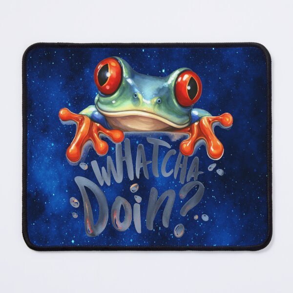 Item preview, “Whatcha Doin? – Enchanted Cosmic Toad designed and sold by MysticOzzy.