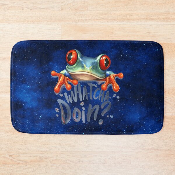 Item preview, “Whatcha Doin? – Enchanted Cosmic Toad designed and sold by MysticOzzy.