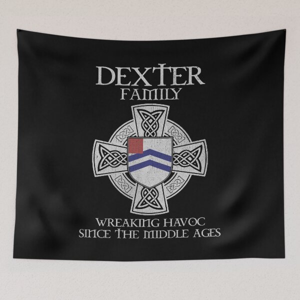 Item preview, Dexter Family Crest – Medieval Heritage Emblem for Ancestry Lovers & Vintage Style Fans designed and sold by 9X FR.