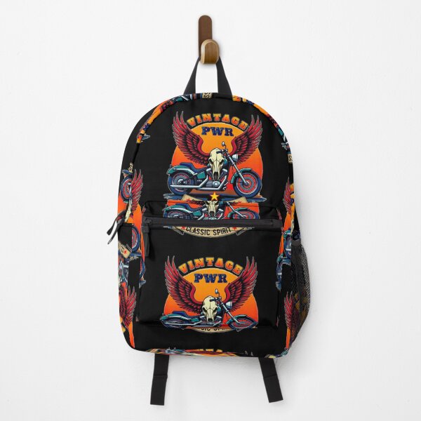 Item preview, Winged Skull Motor Motivational VINTAGE PWR CLASSIC SPIRIT. designed and sold by Giulivo Store Graphic.