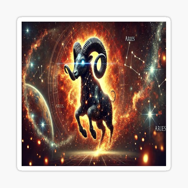 Item preview, Aries – Cosmic Ram designed and sold by Veyla.