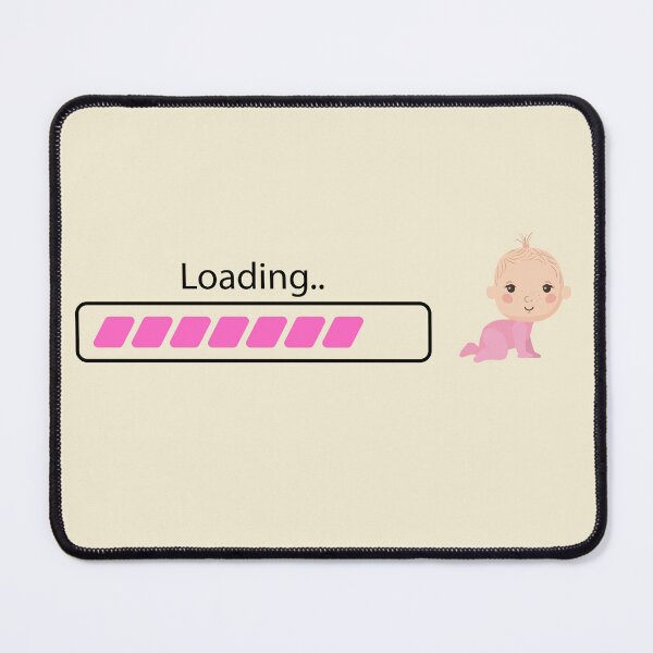 Item preview, Baby Girl Loading – Funny Pregnancy Reveal Shirt for Moms-to-Be designed and sold by ProDesignByMK.