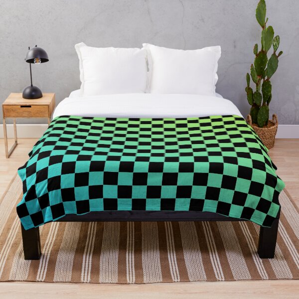 Item preview, Blue and green checkers designed and sold by Rosegold_butterflies.