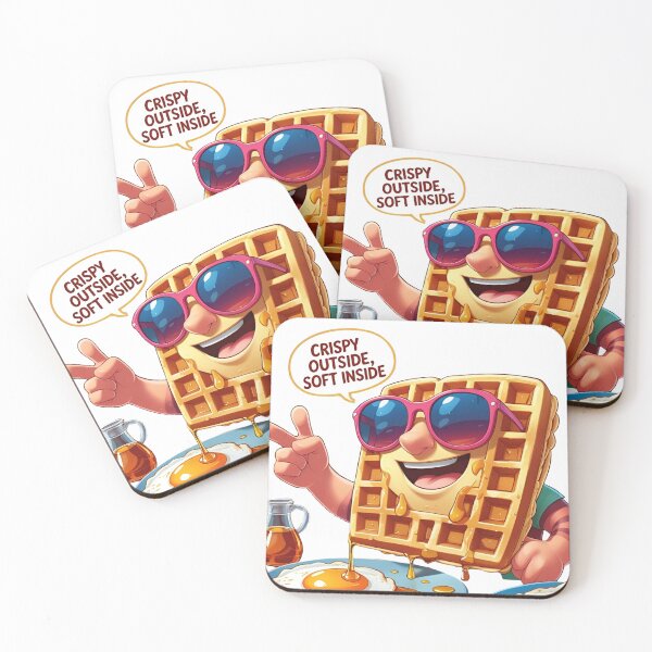 Item preview, Crispy Outside Soft Inside Waffle designed and sold by TheTeeSpark.