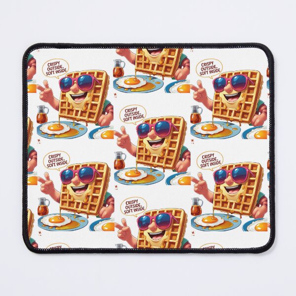Item preview, Crispy Outside Soft Inside Waffle designed and sold by TheTeeSpark.