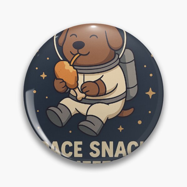 Item preview, "Space Snacks Hit Different – Astronaut Dog Edition" designed and sold by Ranzors-Shop.