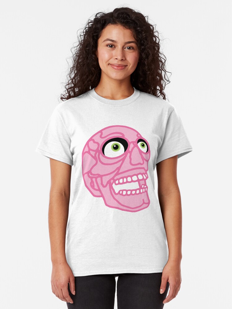 Alternate view of Skull (pink) Classic T-Shirt