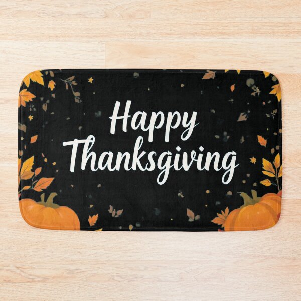 Item preview, Happy Thanksgiving – Fall Leaves & Turkey Vibes designed and sold by BK-Fishing.