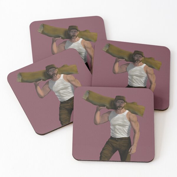 Item preview, Captain John Price with vest (dark red background) designed and sold by DoodleSnake58.