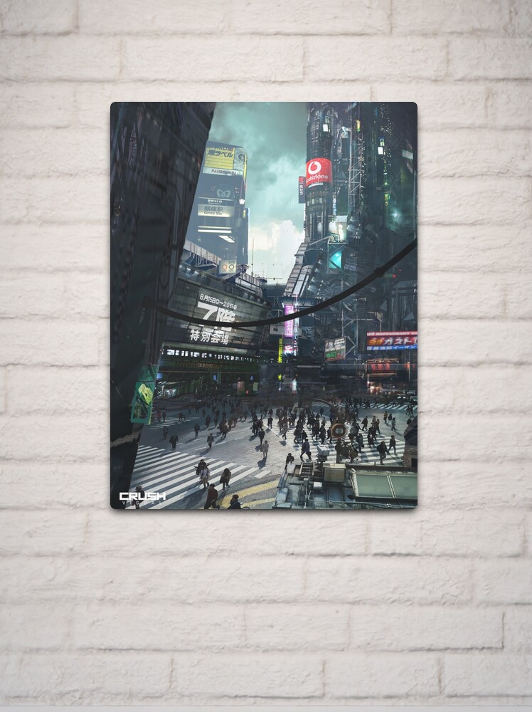 Neo Tokyo Capsules' Poster, picture, metal print, paint by Tony