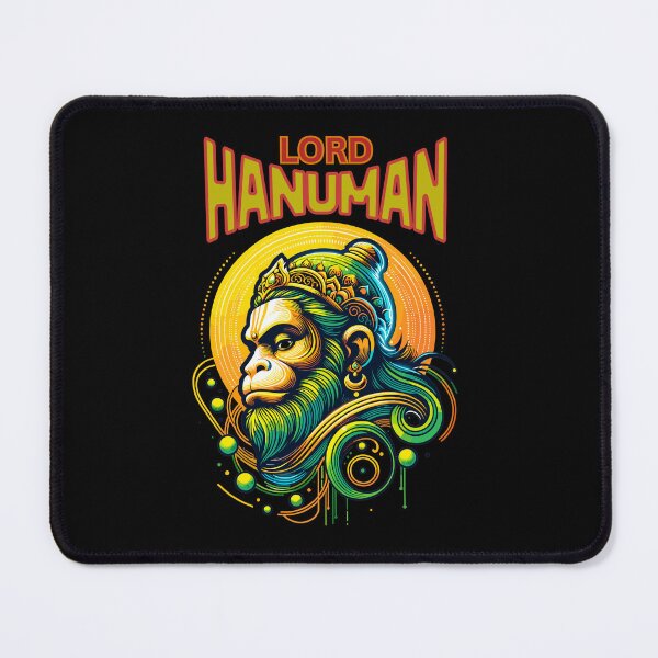 Item preview, Yoga merch with psychedelic hindu Indian lord Hanuman version 75 Speacial design 55 designed and sold by mndesignworx.