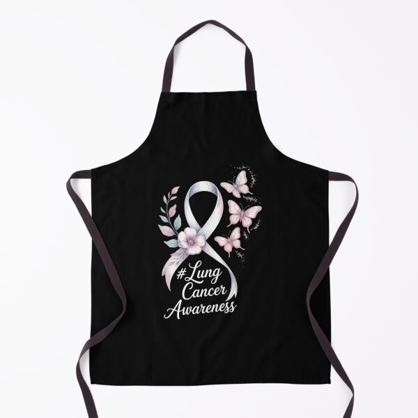 Item preview, Butterfly White Ribbon Lung Cancer Awareness designed and sold by CookWorldLaughs.