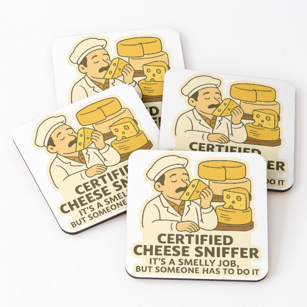 Item preview, Certified Cheese Sniffer – Funny Cheese Lab  designed and sold by Collins Design.