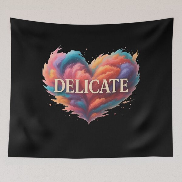 Item preview, Delicate Heart – Colorful Artistic Design designed and sold by Kindloom.
