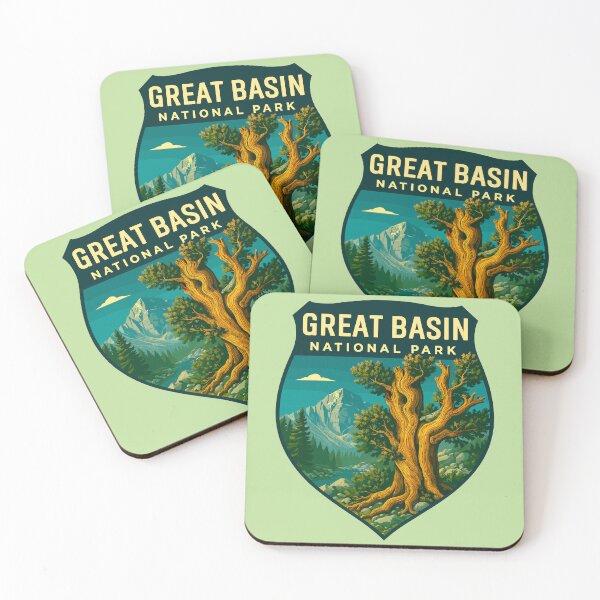 Item preview, Great Basin National Park Retro Desert Mountain Sticker designed and sold by Ismeal Von.