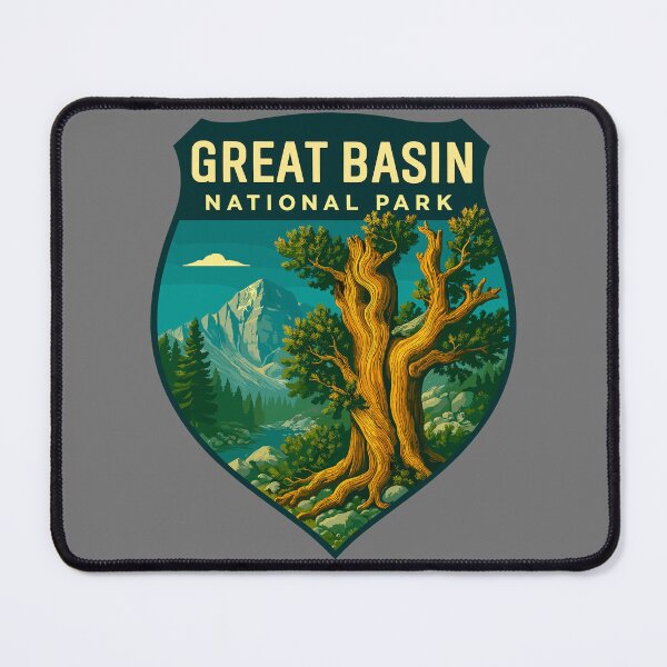 Item preview, Great Basin National Park Retro Desert Mountain Sticker designed and sold by Ismeal Von.