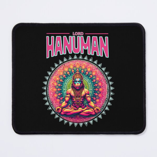 Item preview,  Yoga merch with psychedelic  hindu Indian lord  Hanuman version 79a Speacial design 55 designed and sold by mndesignworx.