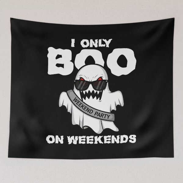 Item preview, I ONLY BOO ON WEEKENDS - GHOST HALLOWEEN designed and sold by KEF Custom.