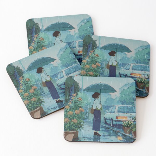 Item preview, Lofi Rainy City Neon Still designed and sold by bapupa.