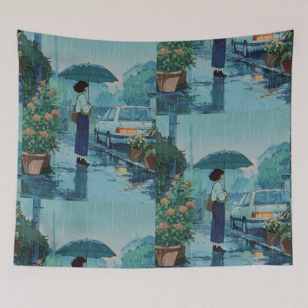Item preview, Lofi Rainy City Neon Still designed and sold by bapupa.