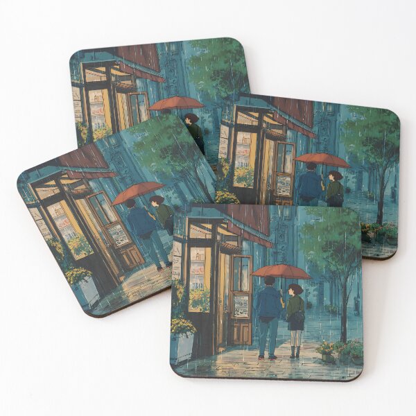 Item preview, Lofi Rainy City Drizzle Calm designed and sold by bapupa.