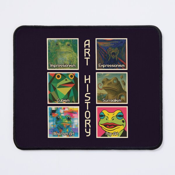 Item preview, Art History Frogs: A Tour Through Famous Styles designed and sold by MehMerchTees.