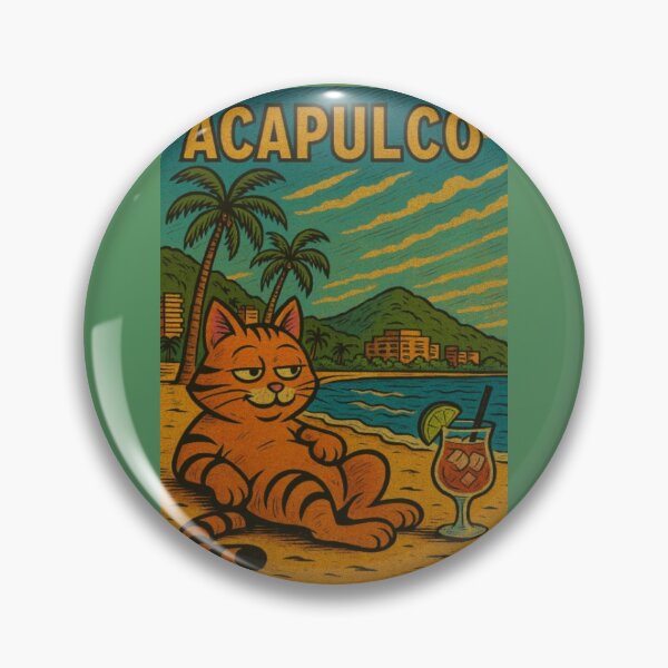 Item preview, Acapulco Cat Chill designed and sold by SammyMorry.