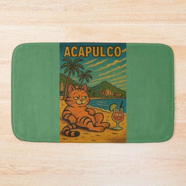 Item preview, Acapulco Cat Chill designed and sold by SammyMorry.