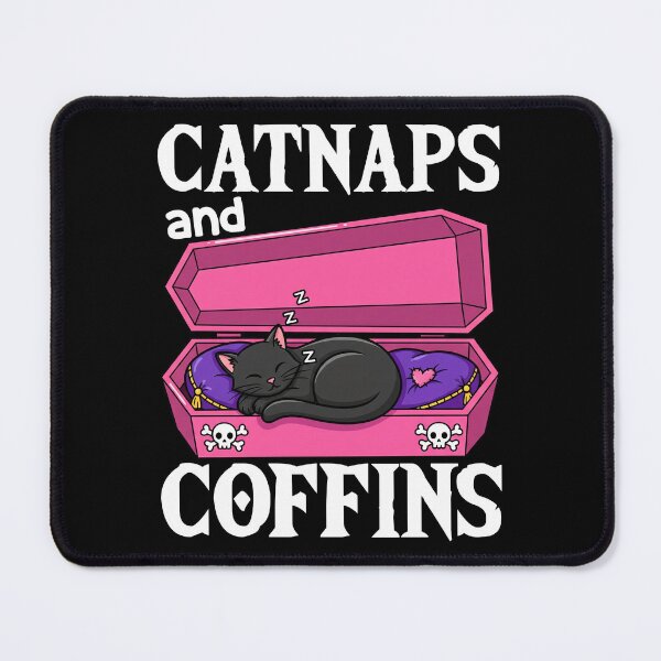 Item preview, CATNAPS AND COFFINS - HALLOWEEN designed and sold by KEF Custom.