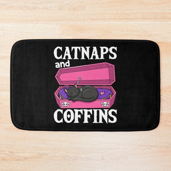 Item preview, CATNAPS AND COFFINS - HALLOWEEN designed and sold by KEF Custom.