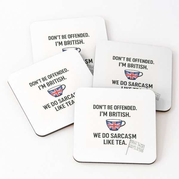 Item preview, British Sarcasm Served with Tea designed and sold by TeaAlarm.