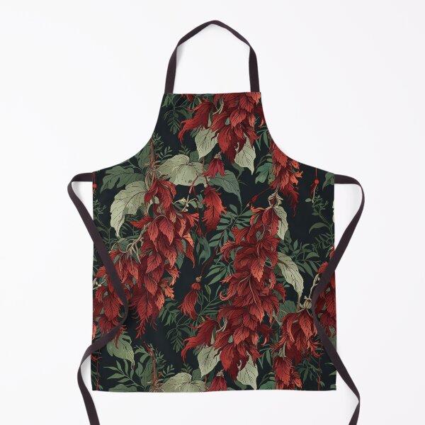 Item preview, Red Leaves and Foliage on a Dark Background designed and sold by CoolPixels.