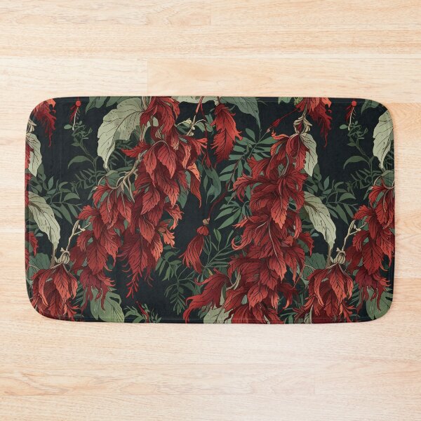 Item preview, Red Leaves and Foliage on a Dark Background designed and sold by CoolPixels.