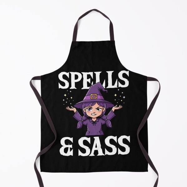 Item preview, SPELLS AND SASS - WITH HALLOWEEN designed and sold by KEF Custom.