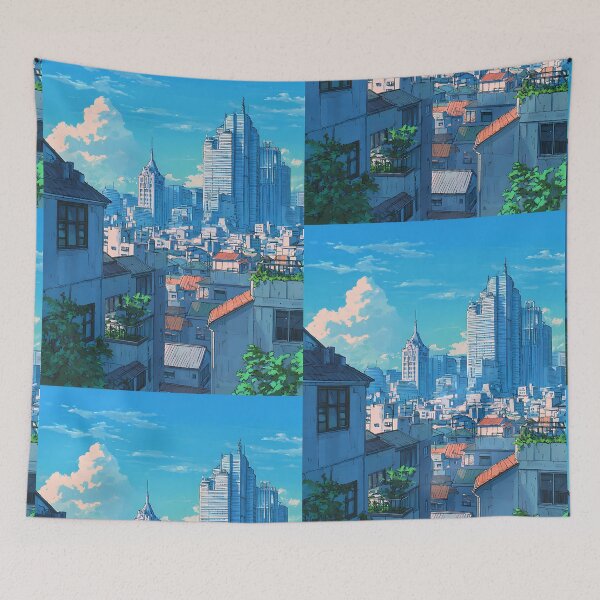 Item preview, Soft Blue Lofi Static Rest designed and sold by bapupa.