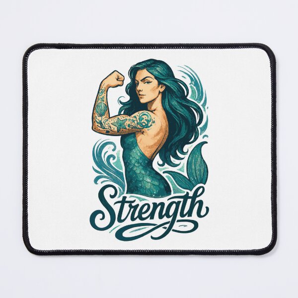 Item preview, Strong Mermaid Nix Water Woman Gift designed and sold by Pineapple-Tree.