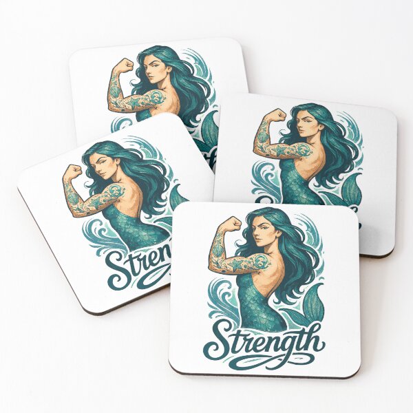 Item preview, Strong Mermaid Nix Water Woman Gift designed and sold by Pineapple-Tree.