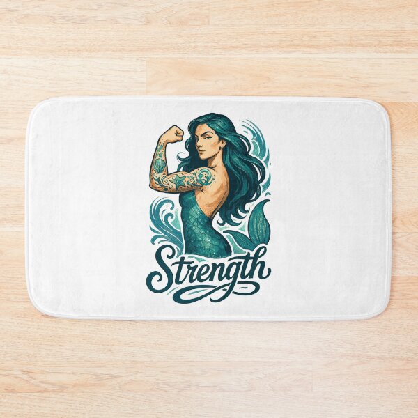 Item preview, Strong Mermaid Nix Water Woman Gift designed and sold by Pineapple-Tree.