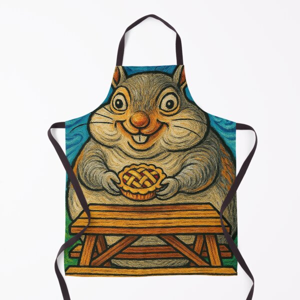 Item preview, Grey Squirrel With Small Pie  designed and sold by mokato.