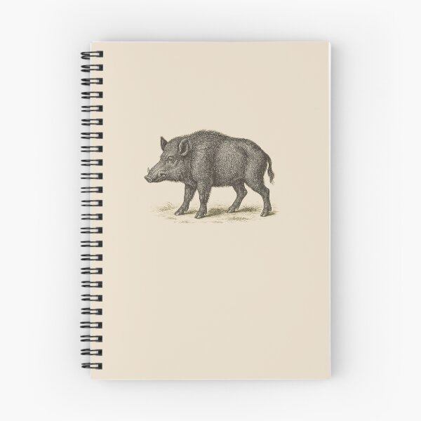 Item preview, Wild boar wild pig Vintage Fauna Illustration designed and sold by Edith Leyster.