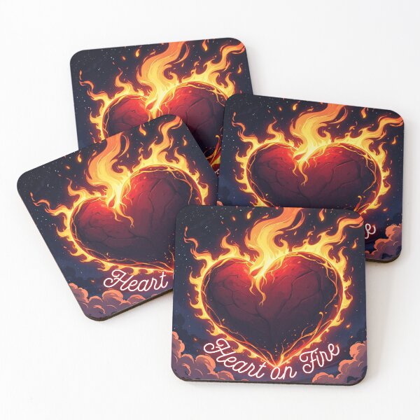 Item preview, Heart on Fire designed and sold by Ellesson.
